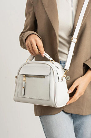 Lüks Klasik çok bölmeli el ve omuz çantası