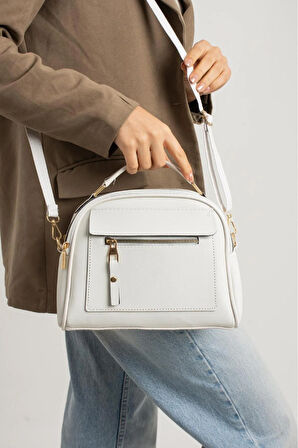 Lüks Klasik çok bölmeli el ve omuz çantası