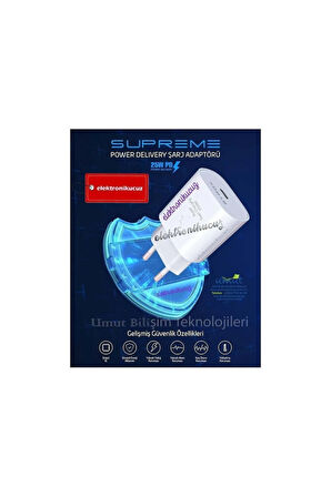 Samsung Galaxy Tab S9 FE Plus Uyumlu 25W Type-C Girişli Hızlı Şarj Aleti Adaptör bAşLıK tYpE-C