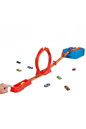Track Builder Alev Temalı Akrobasi Seti Hmc04