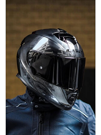 Ls2 Storm 2 Jeans Siyah Vizörlü Kask