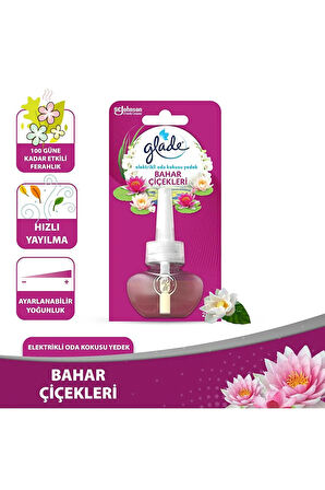 ELEKTRİKLİ ODA KOKUSU KİT BAHAR ÇİÇEKLERİ + 1 ADET YEDEK BAHAR ÇİÇEKLERİ