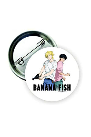 Banana Fish Anime Buton Rozet