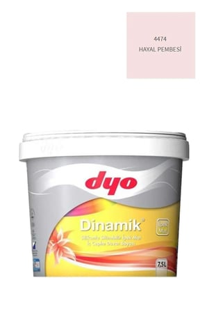 Dinamik Silikonlu Silinebilir Ipek Mat Iç Cephe Duvar Boyası 1906 Serin Lila 7,5 Lt