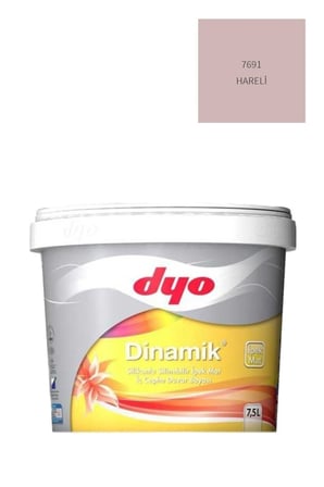 Dinamik Silikonlu Silinebilir Ipek Mat Iç Cephe Duvar Boyası 1906 Serin Lila 7,5 Lt