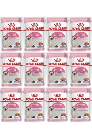 Royal Canin Kitten Jelly Yaş Yavru Kedi Maması 12 Adet X 85 G