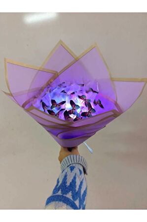 ledli kelebek buketi