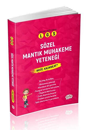 Lgs Sözel Mantık Muhakeme Yeteneği Nasıl Kazanılır Editör Yayınevi