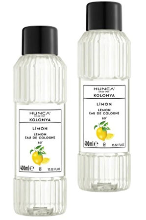 Limon Kolonyası 2Lİ SET- 80 Derece Pet Şişe 400 ml