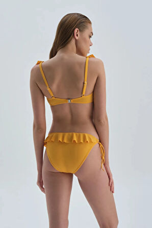 Sarı Normal Bel Bağlamalı Bikini Altı