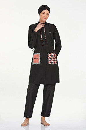 Adasea 1417 Hılary Tam Boy Tasarım Tesettür Mayo