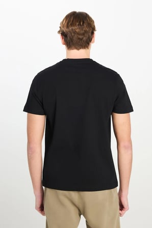 Regular Fit Patch Logo T-shirt Black