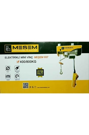 Elektrikli Mini Vinç 400/800 Kg 937