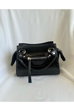 Kadın Siyah Premium Kalite Manuka Çapraz Omuz Çantası