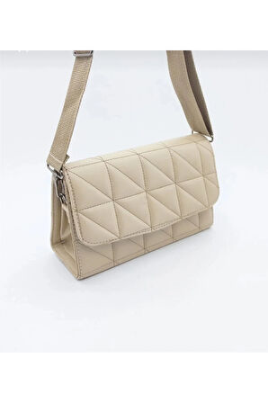 Kadın Kapitone Ayarlanabilir Çapraz Askılı Çanta