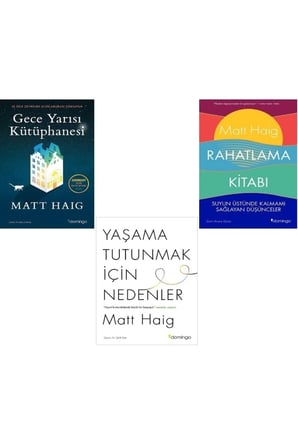 Gece Yarısı Kütüphanesi - Rahatlama Kitabı - Yaşama Tutunmak Için Nedenler / 3 Kitap - Matt Haig
