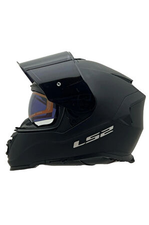 STORM 2 MAT SİYAH KASK SİYAH CAM