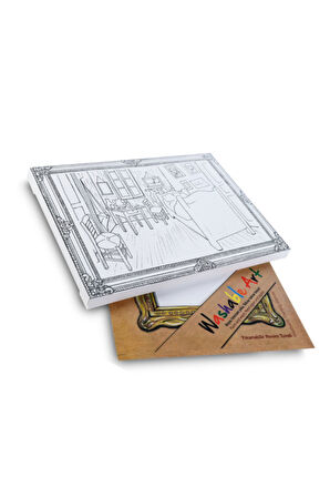 Washable Art 2'li Set | Vincent Van Gogh - Room At Arles, Carioca Joy 12'li Boya Kalemi, 25x35