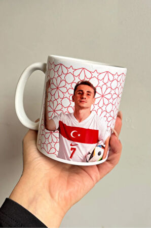 Kerem Aktürkoğlu Beyaz Porselen Kupa Bardak