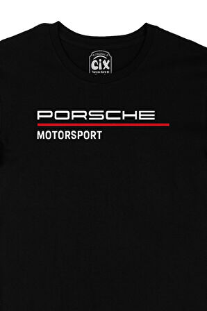 Porsche Motorsport Siyah Tişört
