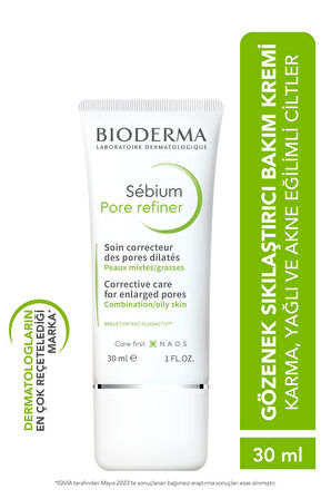 SEBIUM PORE REFINERY SKIN RENEWAL CARE CREAM COMBINATION AND OILY SKIN 30 ML GKHAİR364