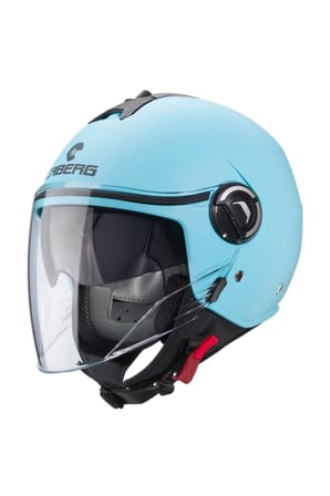 Motosiklet Kaskı Riviera V4 Blue Güneş Vizörlü Yarım Açık Kask
