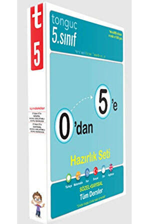 0'dan 5'e Konu Anlatımlı Soru Bankası Seti / Kolektif / Tonguç Akademi / 8684278661112