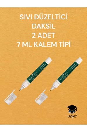 SIVI DÜZELTİCİ DAKSİL 2 ADET 7 ML KALEM TİPİ