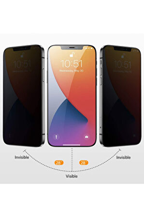 Samsung GALAXY A15 4G - HAYALET Ekran Koruyucu | Privacy Gizli Antistatik Cam v8