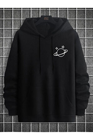 Unisex 2ip Örme Kumaş Oversize Sweatshirt