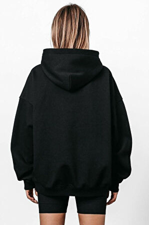 Unisex 2ip Örme Kumaş Oversize Sweatshirt