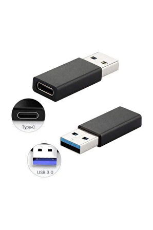 Usb 3.0 Erkek To Type C 3.1 Dişi Çevirici Şarj Ve Data Aparatı