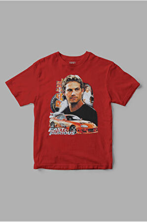 Fast and Furious " Brian Oconner " Baskılı Tişört