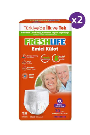 Xlarge Emici Külot 30’lu 2 Paket (60 ADET)