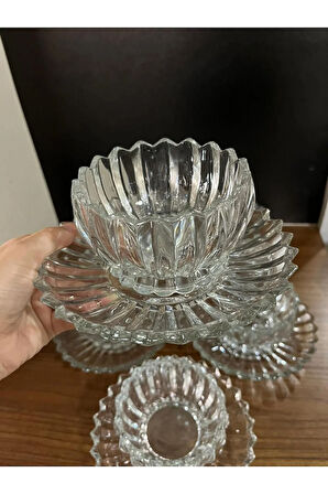 Papatya 12 Parça Çerezlik Kase Takımı Sunumluk