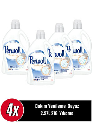 Perwoll Beyazlar Sıvı Çamaşır Deterjanı 4 x 2,97 Lt