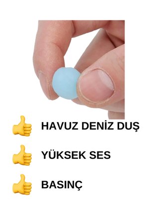 Nimo 2 Li Silikon Kulak Tıkacı Kulağı Basınçtan Koruma Aparatı Tıkaç Havuz Deniz Uçak