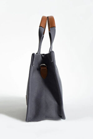 KANVAZ KUMAŞ ÜÇ GÖZLÜ BÜYÜK OMUZ ÇANTASI