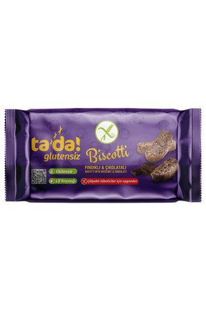 Glutensiz Fındıklı ve Çikolatalı Biscotti 110 gram