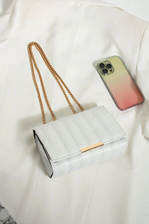 Zincir Askılı Mıknatıslı Omuz Ve El Çantası