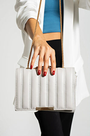 Zincir Askılı Mıknatıslı Omuz Ve El Çantası