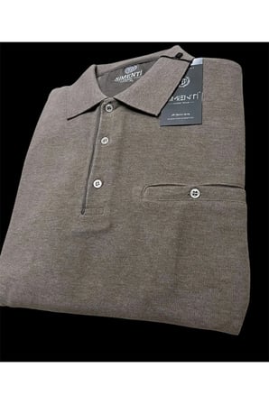 KIŞLIK ,PAMUKLU TÜYLENME YAPMAYAN ,POLO YAKALI, CEPLİ, BABA KAZAĞI,KAHVE RENGİ.3XL.4XL