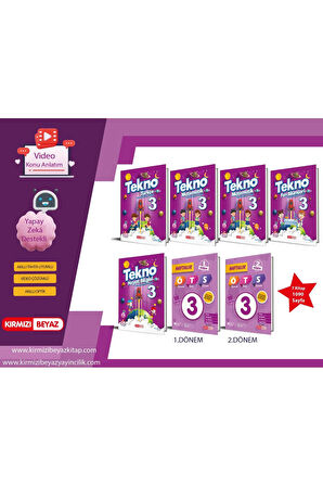 Kırmızı Beyaz Tekno Set 3.Sınıf (2024-2025)