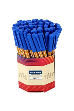 Office Pen Tükenmez Kalem Mavi 60'lı Kutu