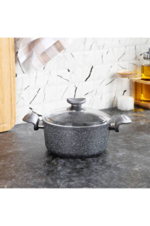 Pietra - 20 cm Derin Granit Tencere