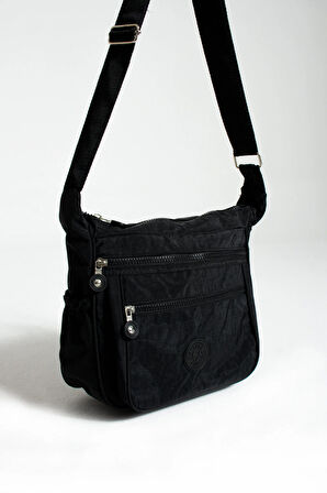 Çok Gözlü Su Geçirmez Kumaş Omuz Çantası