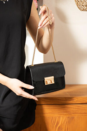 KADIN ÇAPRAZ ZİNCİR ASKILI OMUZ ÇANTASI