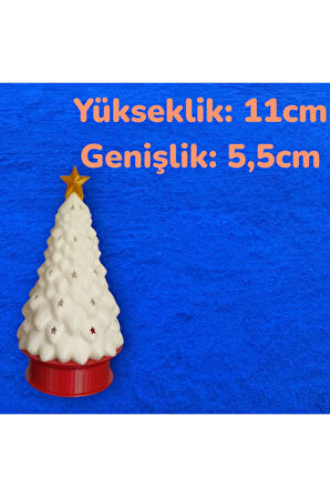 Titreyen Işıklı Renkli Yılbaşı Ağacı. ( Boya Yok)