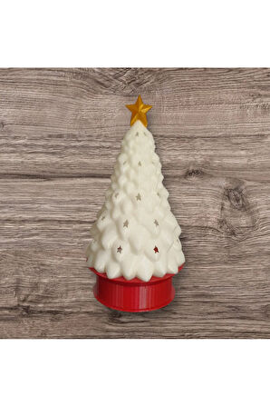 Titreyen Işıklı Renkli Yılbaşı Ağacı. ( Boya Yok)