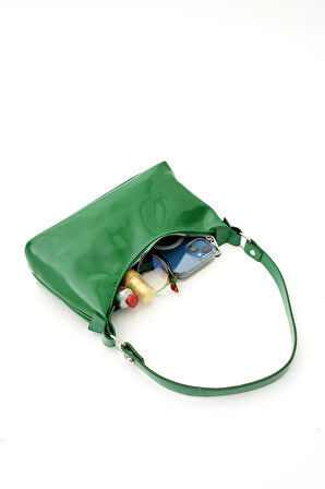 Kadın Rugan Omuz Çantası